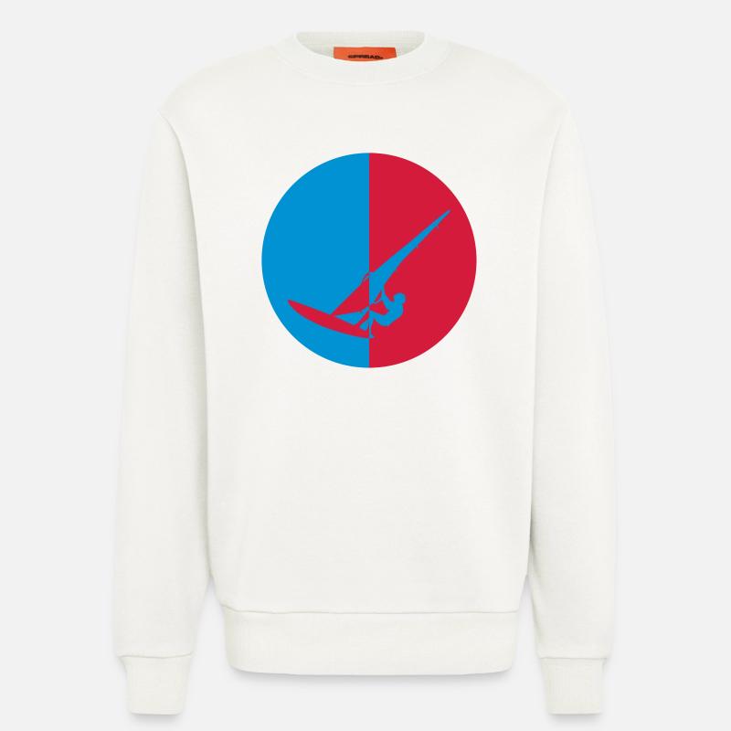 Windsurfen / Windsurfer / Windsurf / Windsurfing - Sweatshirt - made by SPREAD - OFF WHITE