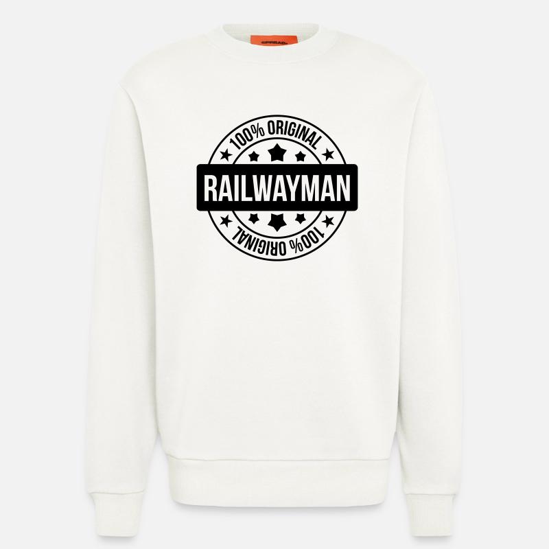 Eisenbahner / Eisenbahnen / Eisenbahn / Bahn - Sweatshirt - made by SPREAD - OFF WHITE