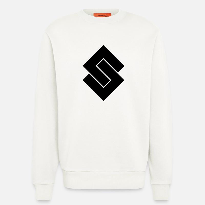 Logo S - Sweat bio décontracté fabriqué en UE - OFF WHITE