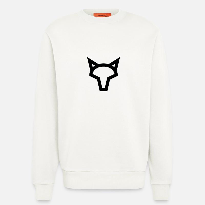 Logo Fox - Sweat bio décontracté fabriqué en UE - OFF WHITE