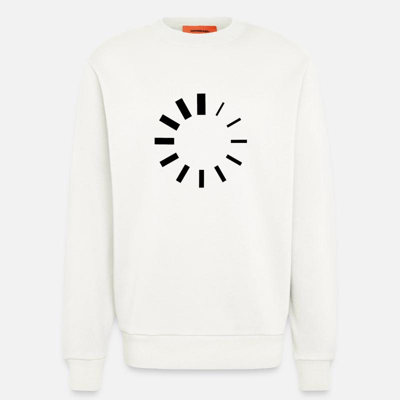 Loading - Logo - Sweatshirt - made by SPREAD  - OFF WHITE