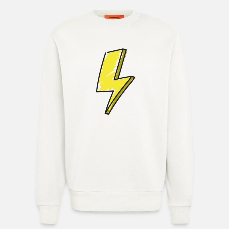 Blitz - Illustration - Sweatshirt - made by SPREAD - OFF WHITE