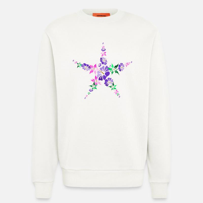 Polynesia - Sweatshirt - made by SPREAD  - OFF WHITE