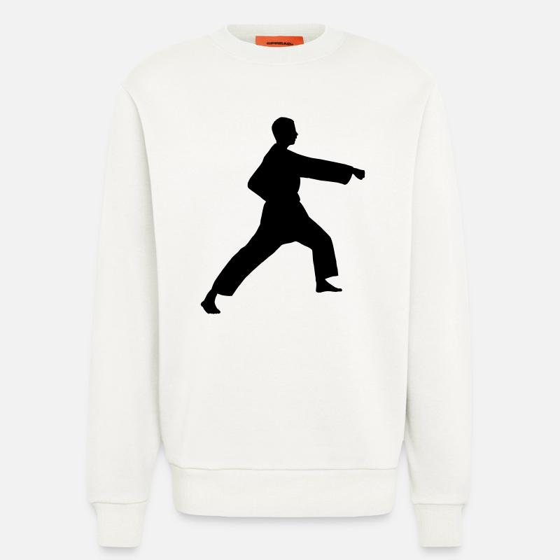 Punsch Karate oder Teakwondo Punsch - Sweatshirt - made by SPREAD  - OFF WHITE