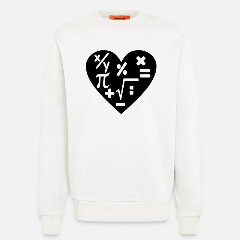 Math arithmetic - Sweatshirt - made by SPREAD  - OFF WHITE