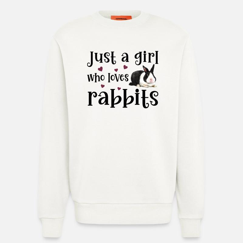 Rabbit Rabbit - Sweatshirt - made by SPREAD  - OFF WHITE