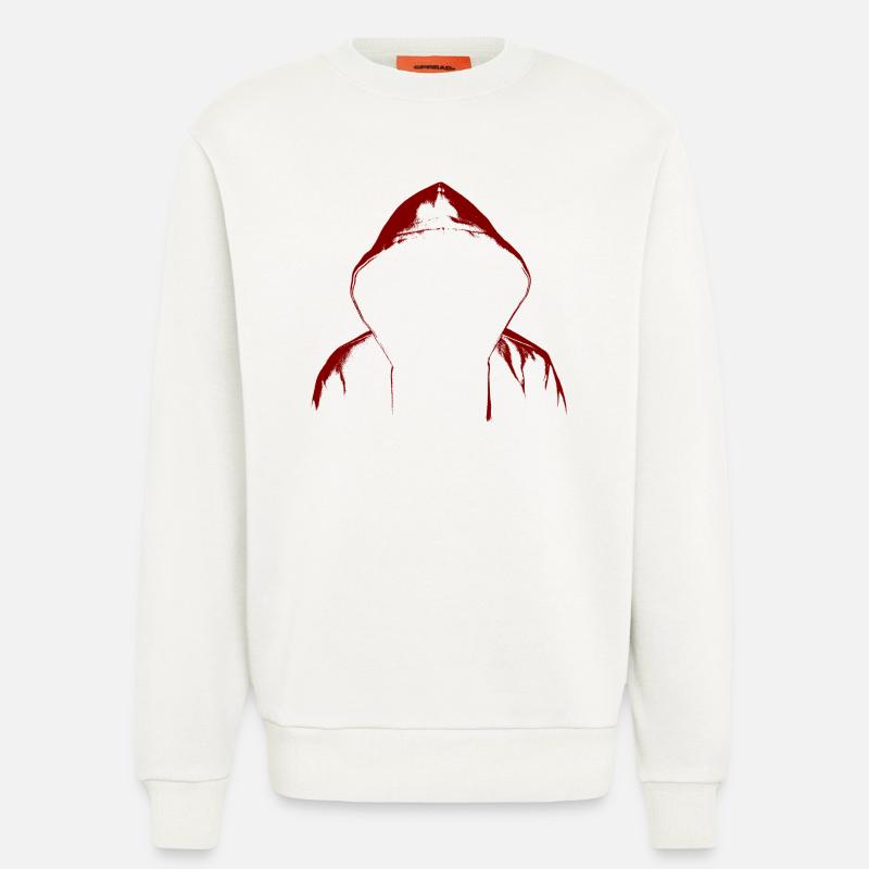 Sweat à capuche Hacker - Sweat bio décontracté fabriqué en UE - OFF WHITE