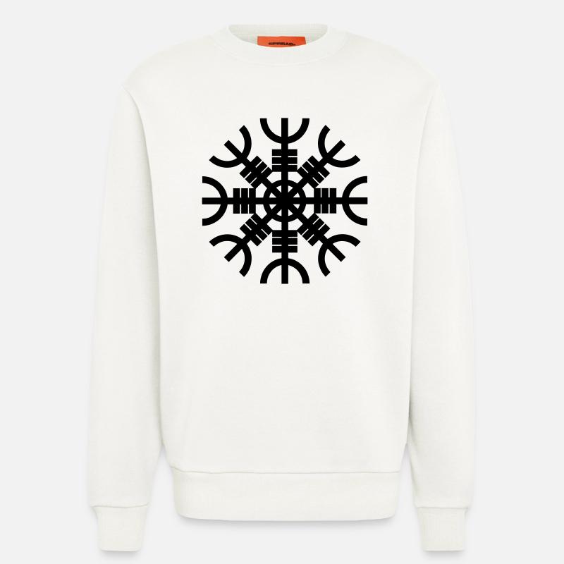 Helm der Ehrfurcht - Sweatshirt - made by SPREAD  - OFF WHITE