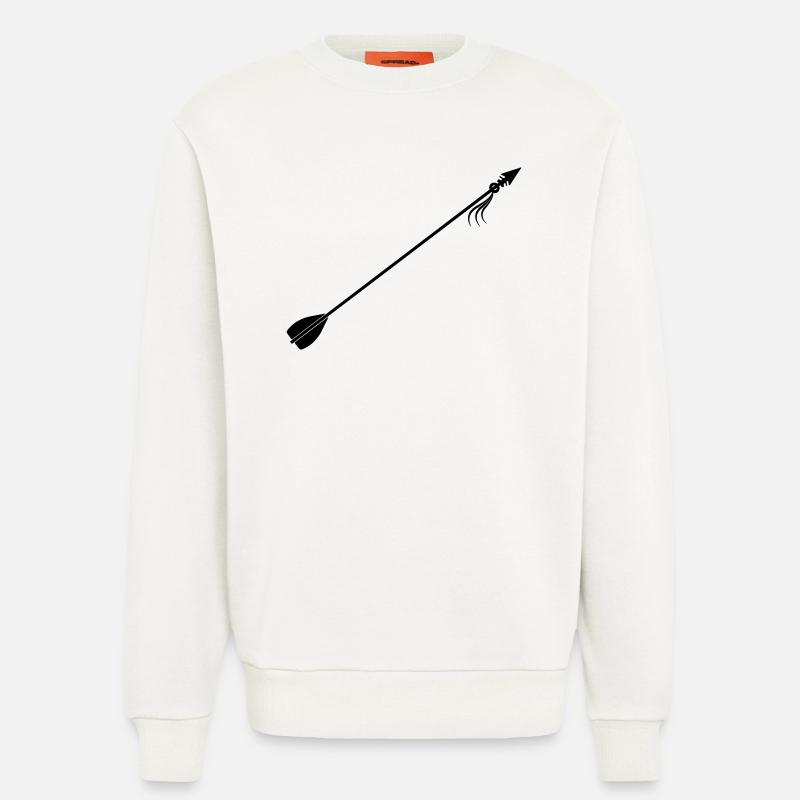 Wikinger-Pfeil - Sweatshirt - made by SPREAD  - OFF WHITE