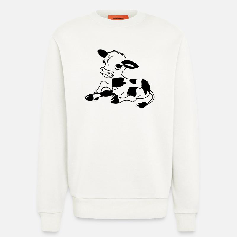 Kalb - Sweatshirt - made by SPREAD  - OFF WHITE