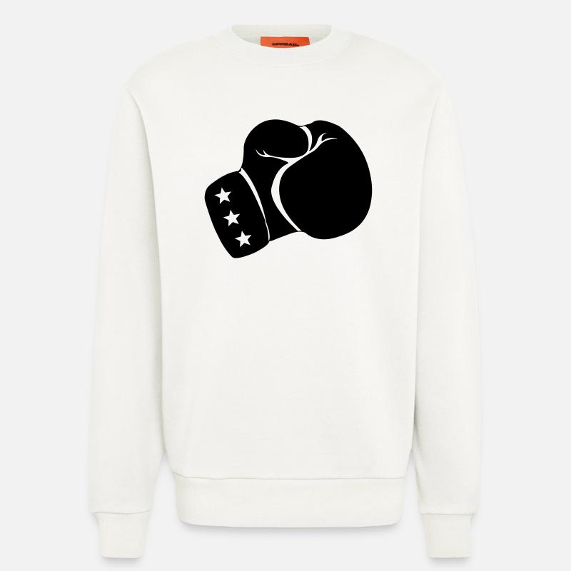 Boxhandschuh Boxen - Sweatshirt - made by SPREAD  - OFF WHITE