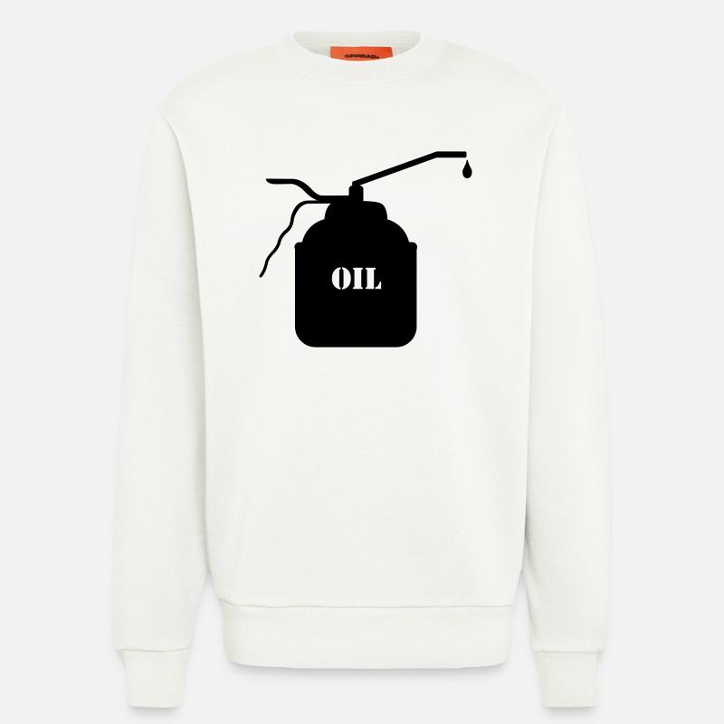 Öl kann Öl verändern - Sweatshirt - made by SPREAD - OFF WHITE