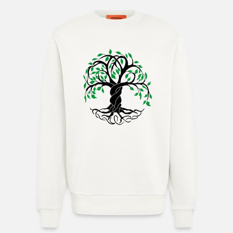Yggdrasil der Baum des Lebens - Sweatshirt - made by SPREAD - OFF WHITE