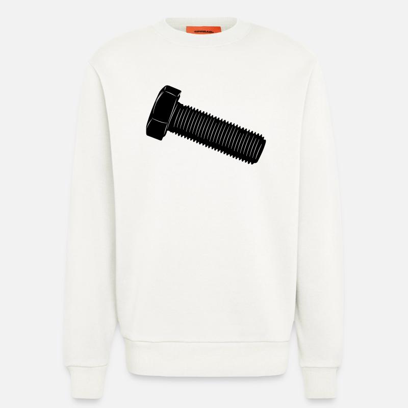 Schraube für eine Mutter - Sweatshirt - made by SPREAD  - OFF WHITE