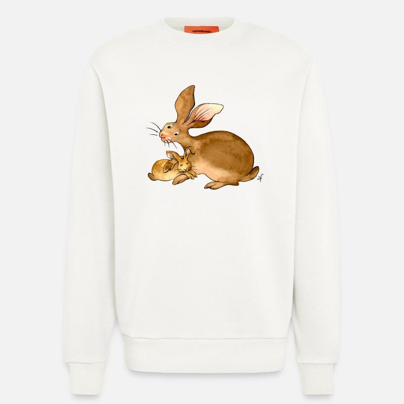 Ich möchte immer bei Dir bleiben - Sweatshirt - made by SPREAD  - OFF WHITE