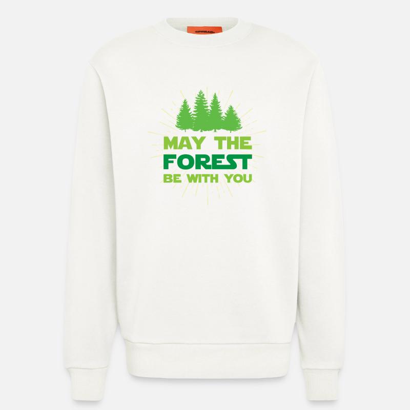 Möge der Wald mit dir sein - Sweatshirt - made by SPREAD  - OFF WHITE