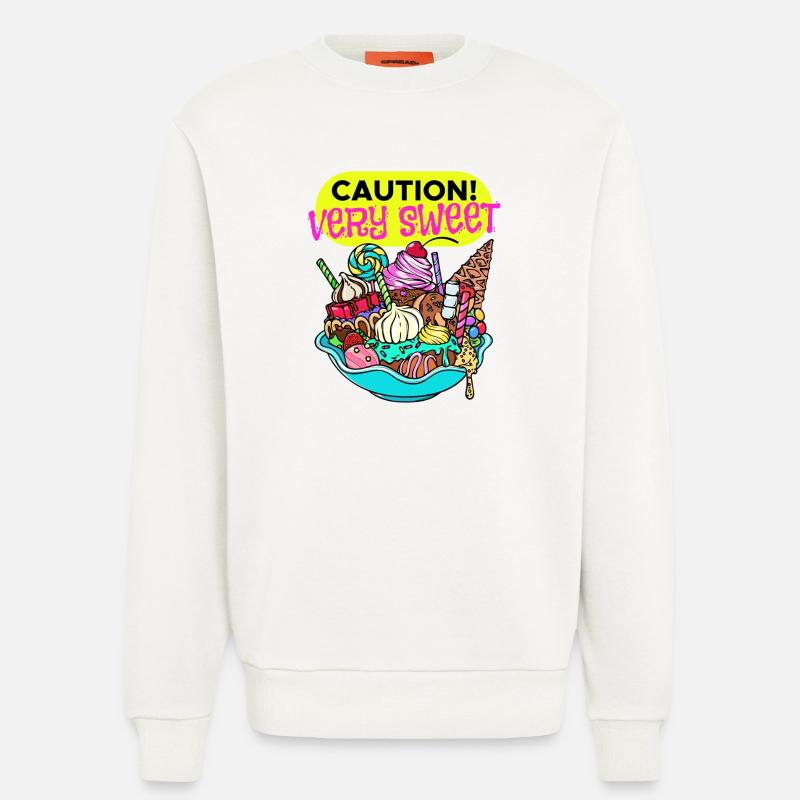 Cupcake Dessert Statement Snacking Sweets - Sweatshirt - made by SPREAD  - OFF WHITE