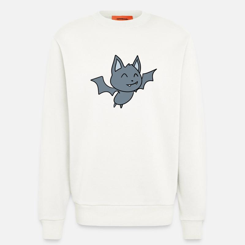 Fledermaus - Sweatshirt - made by SPREAD  - OFF WHITE