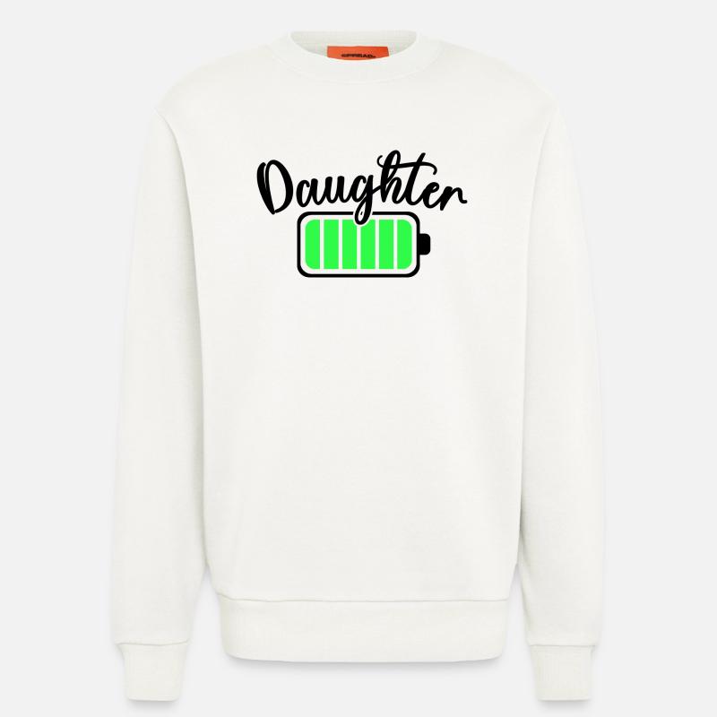 Neon Bar Equalizer Pattern - Sweatshirt - made by SPREAD  - OFF WHITE