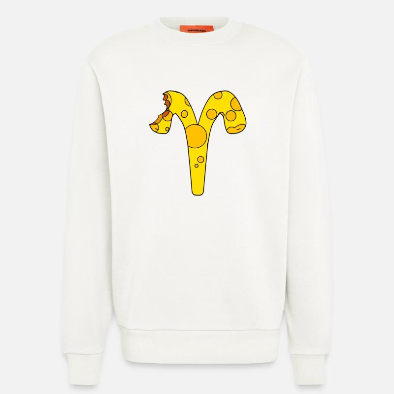 Sternzeichen Widder - Sweatshirt - made by SPREAD  - OFF WHITE