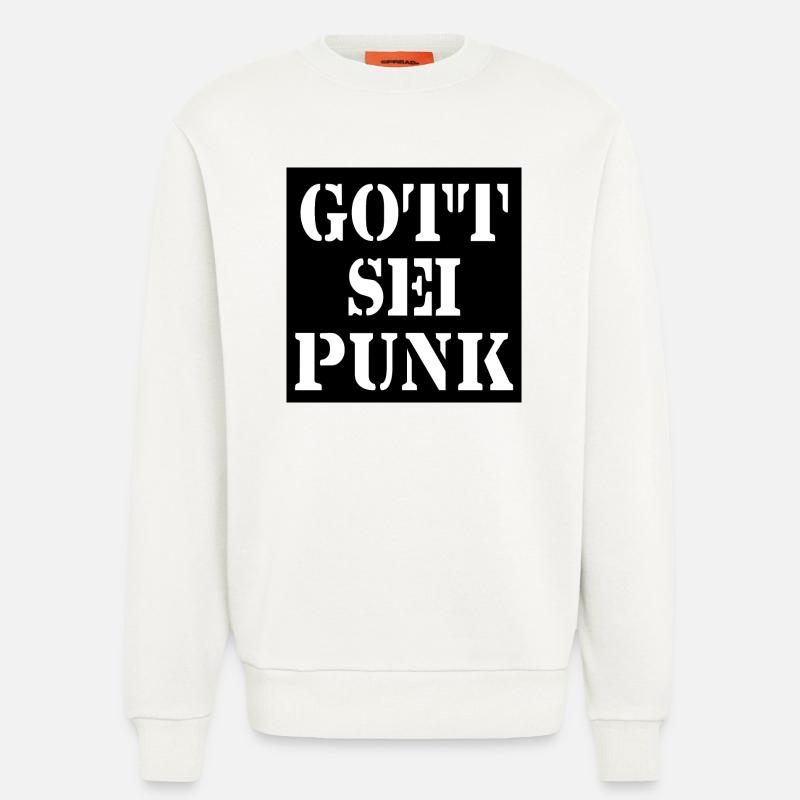 Gott sei Punk - Sweatshirt - made by SPREAD  - OFF WHITE