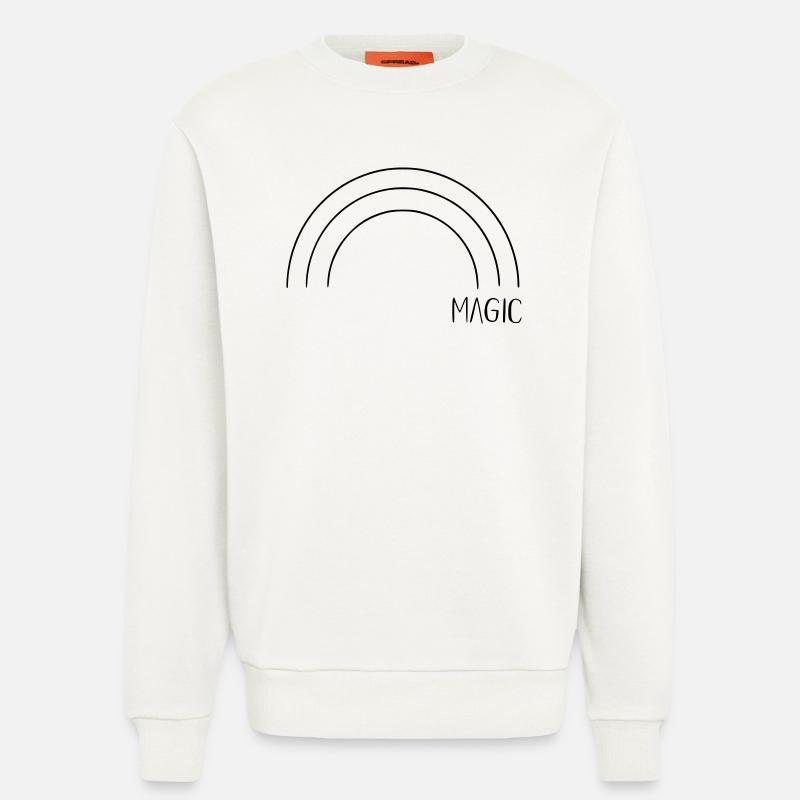 Magic Regenbogen - Sweatshirt - made by SPREAD  - OFF WHITE