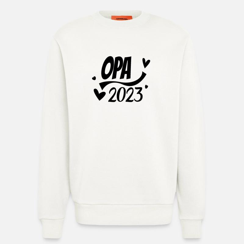 Opa 2023 - Opa werden - Bald Opa - Sweatshirt - made by SPREAD  - OFF WHITE