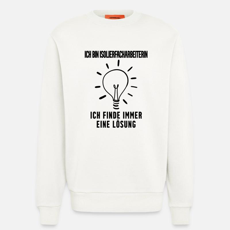 Isolierfacharbeiterin - Sweatshirt - made by SPREAD - OFF WHITE