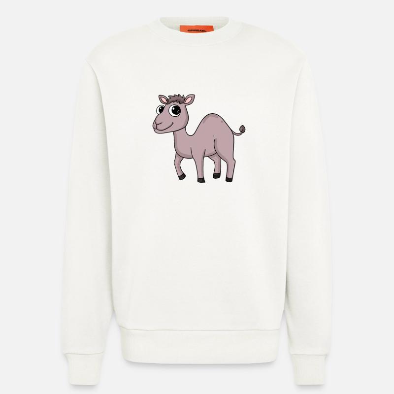 Niedliches Kamel - Sweatshirt - made by SPREAD  - OFF WHITE