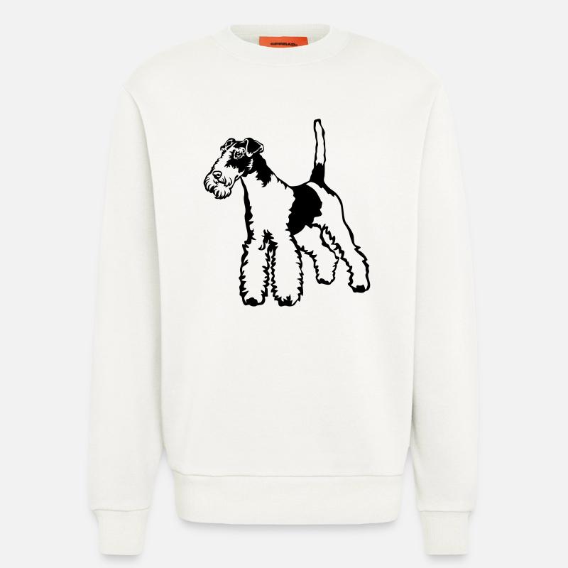 Foxterrier - Sweatshirt - made by SPREAD  - OFF WHITE