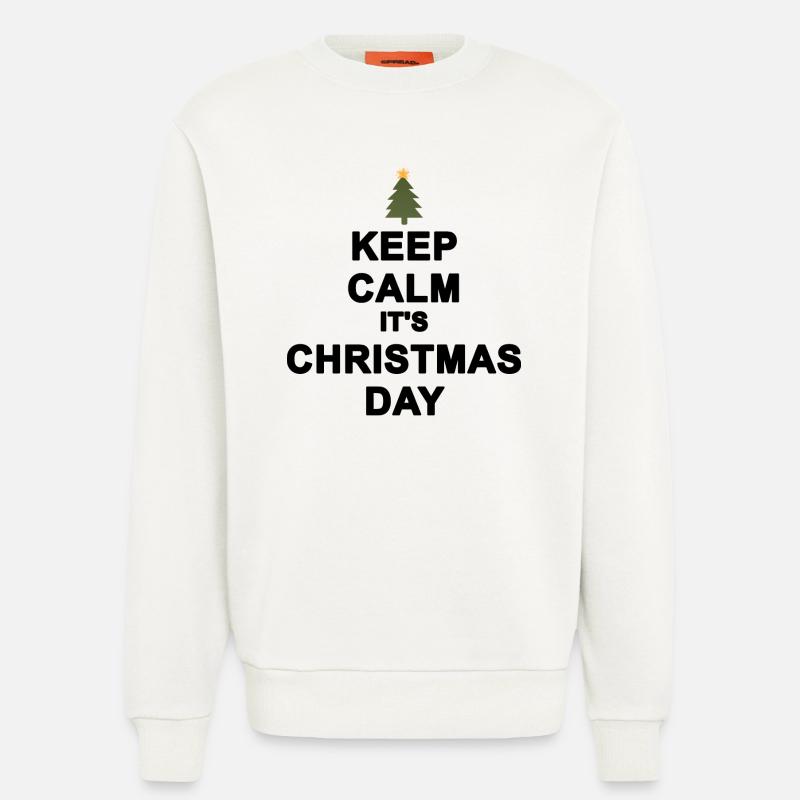 Keep calm Christmas - Sweatshirt - made by SPREAD  - OFF WHITE
