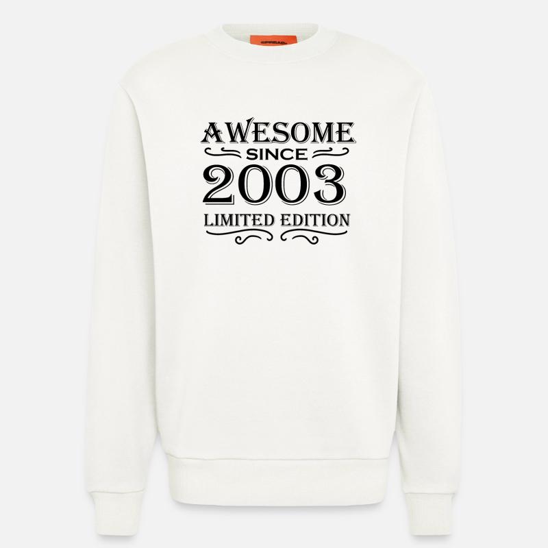 2003 - Born 2003 - Sweatshirt - made by SPREAD - OFF WHITE