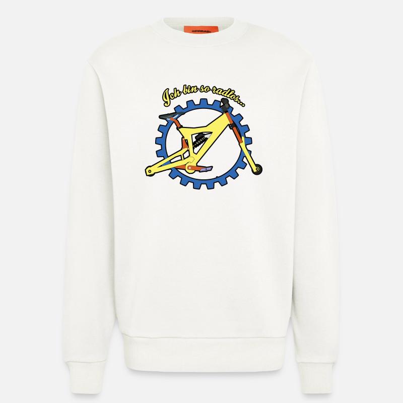 Ich bin so radlos - Sweatshirt - made by SPREAD  - OFF WHITE