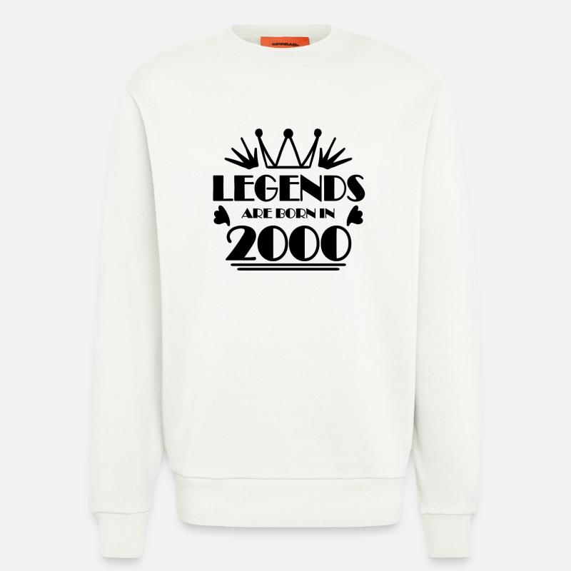 2000 - Born in 2000 - Sweatshirt - made by SPREAD  - OFF WHITE