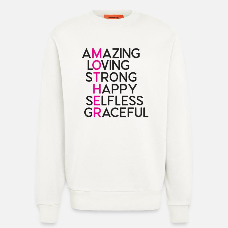 Die beste Mutter aller Zeiten - Sweatshirt - made by SPREAD  - OFF WHITE
