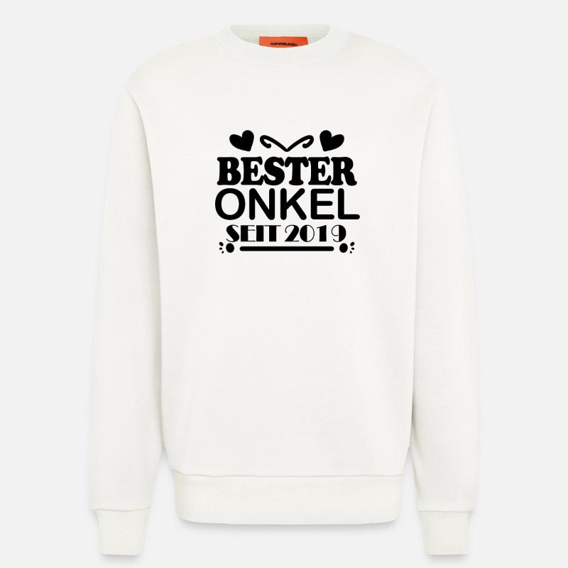 Bester Onkel seit 2019 - Sweatshirt - made by SPREAD  - OFF WHITE