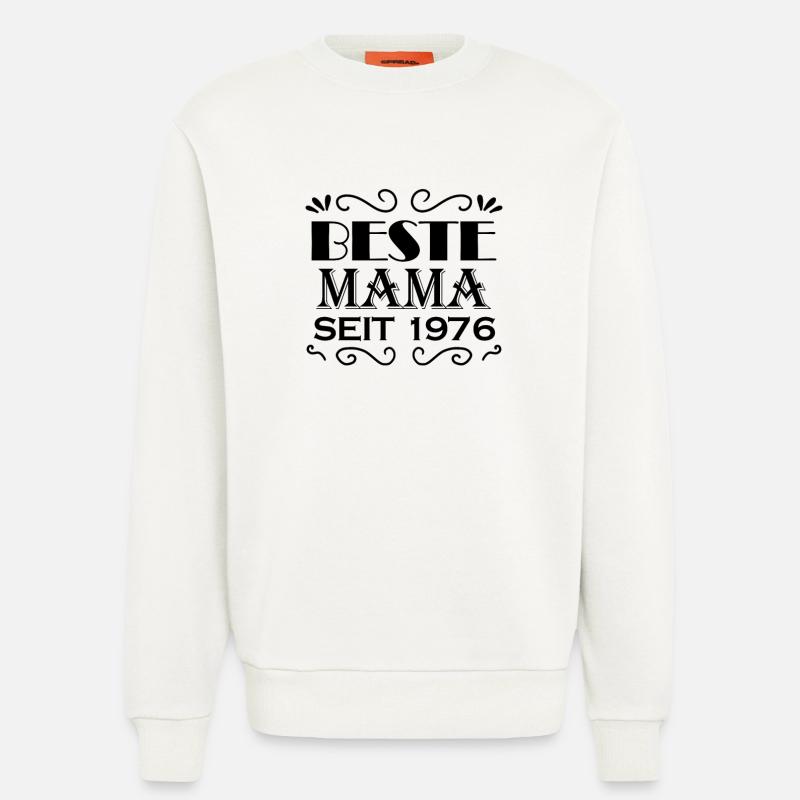 Beste Mama seit 1976 - Sweatshirt - made by SPREAD  - OFF WHITE