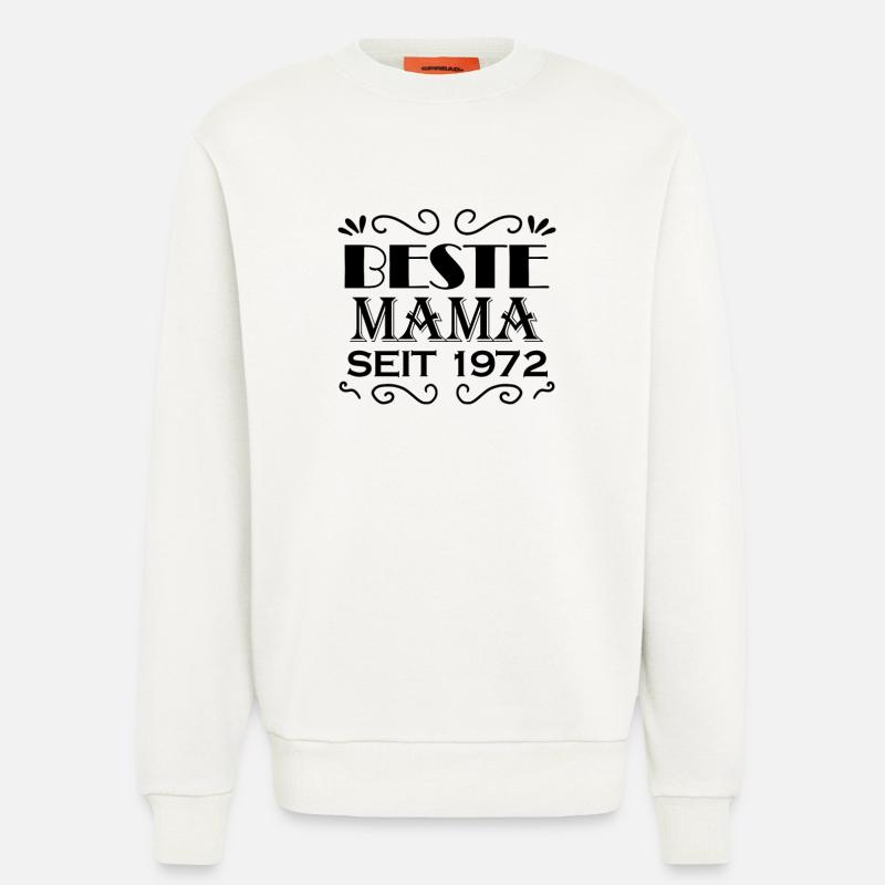 Beste Mama seit 1972 - Sweatshirt - made by SPREAD - OFF WHITE