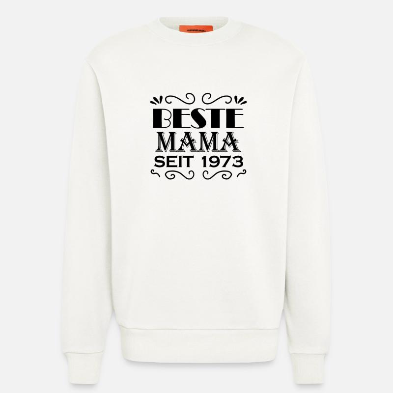 Beste Mama seit 1973 - Sweatshirt - made by SPREAD - OFF WHITE
