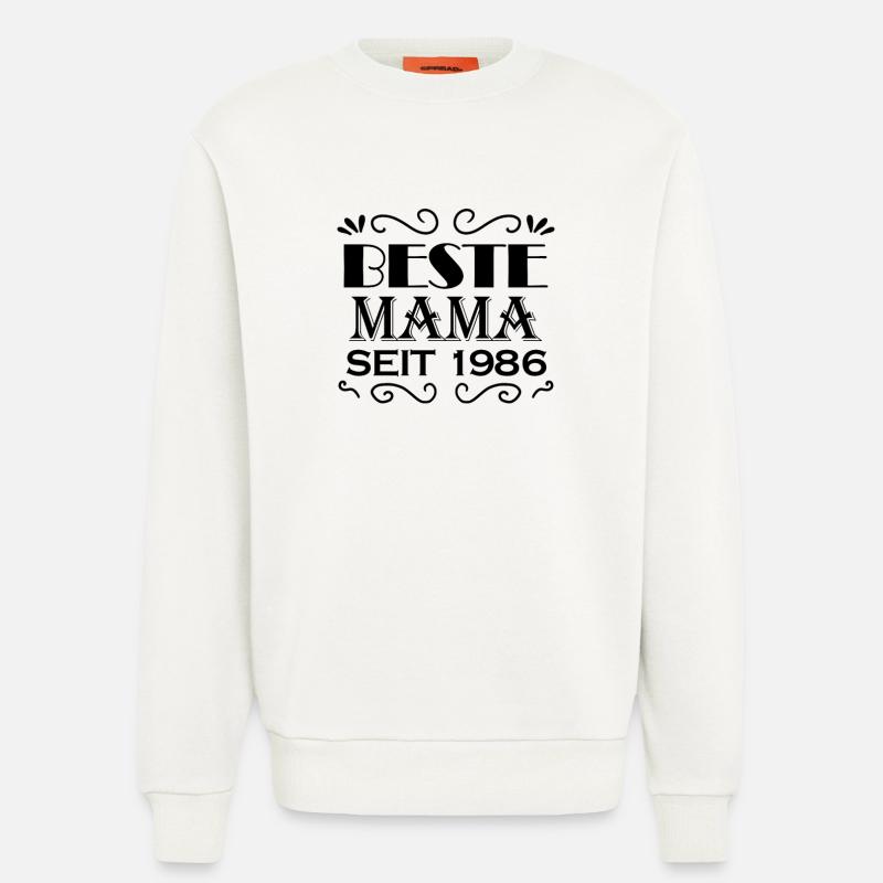 Beste Mama seit 1986 - Sweatshirt - made by SPREAD - OFF WHITE