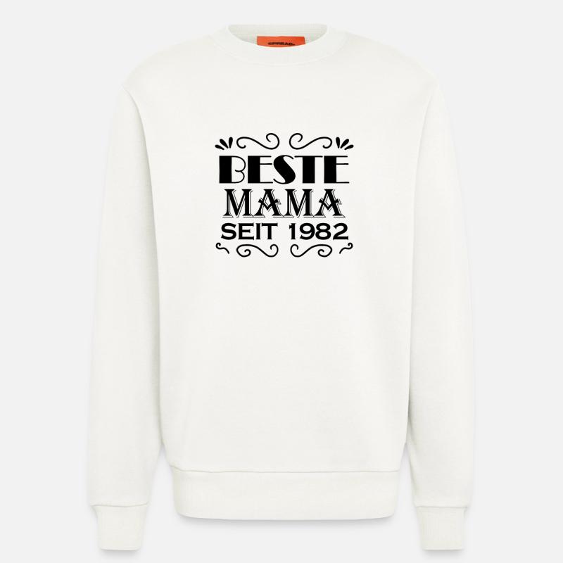 Beste Mama seit 1982 - Sweatshirt - made by SPREAD  - OFF WHITE