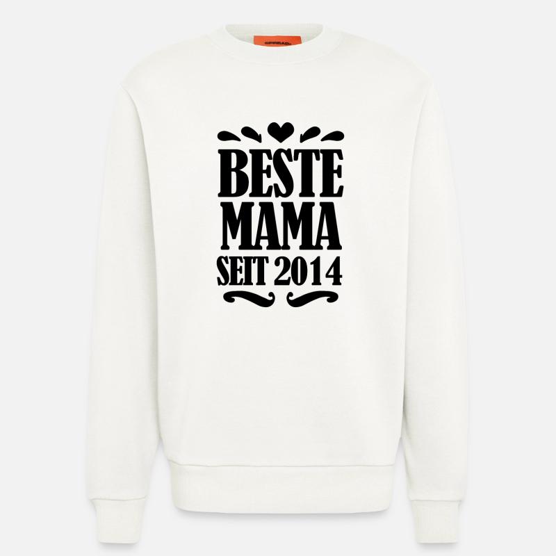 Beste Mama seit 2014 - Sweatshirt - made by SPREAD  - OFF WHITE