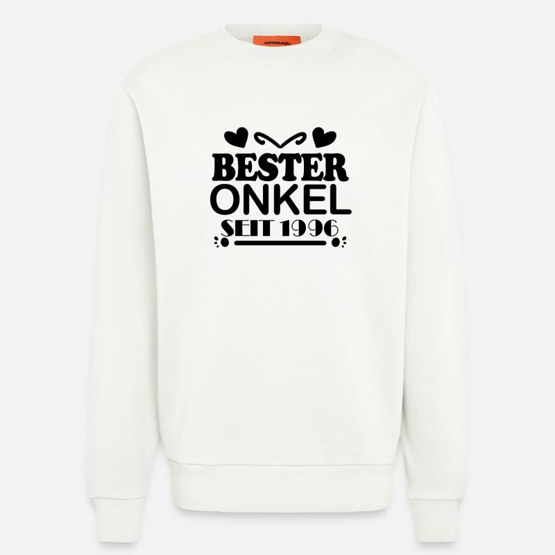 Bester Onkel seit 1996 - Sweatshirt - made by SPREAD  - OFF WHITE