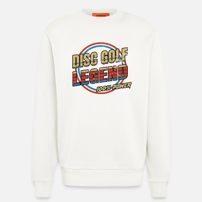 Disco Golf Legenden Design - Sweatshirt - made by SPREAD  - OFF WHITE