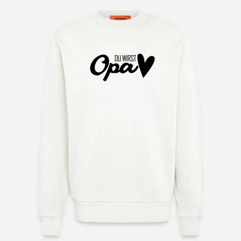Opa - Opa werden - Bald Opa - Sweatshirt - made by SPREAD  - OFF WHITE