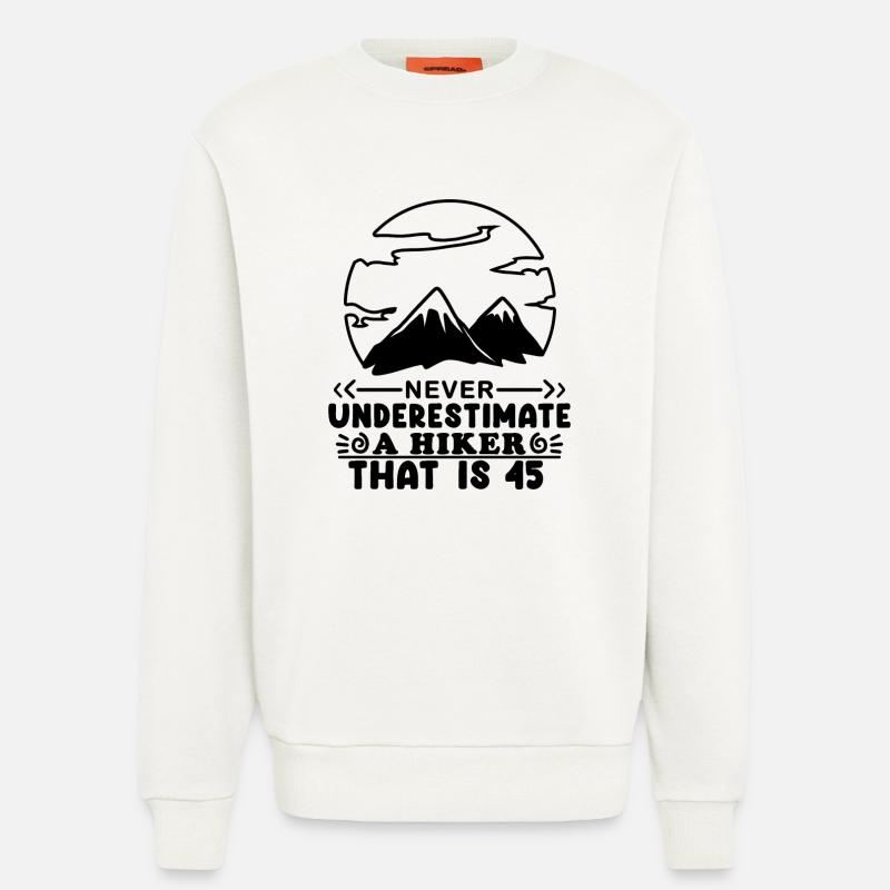 45 years old gift - Sweatshirt - made by SPREAD  - OFF WHITE