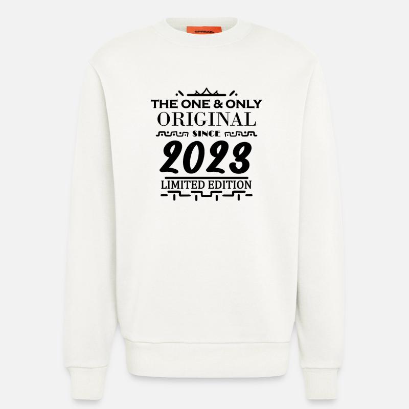 2023 - Année de construction 2023 - Sweat bio décontracté fabriqué en UE - OFF WHITE