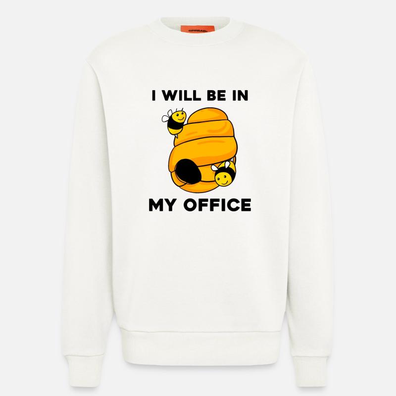 Beekeeper Honey Beekeeping - Beekeeper Gift - Sweatshirt - made by SPREAD - OFF WHITE