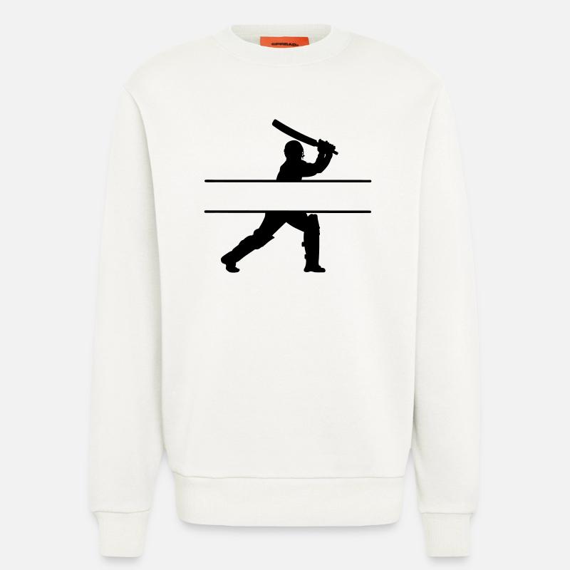 Cricket Eigenname Banner - Sweatshirt - made by SPREAD  - OFF WHITE