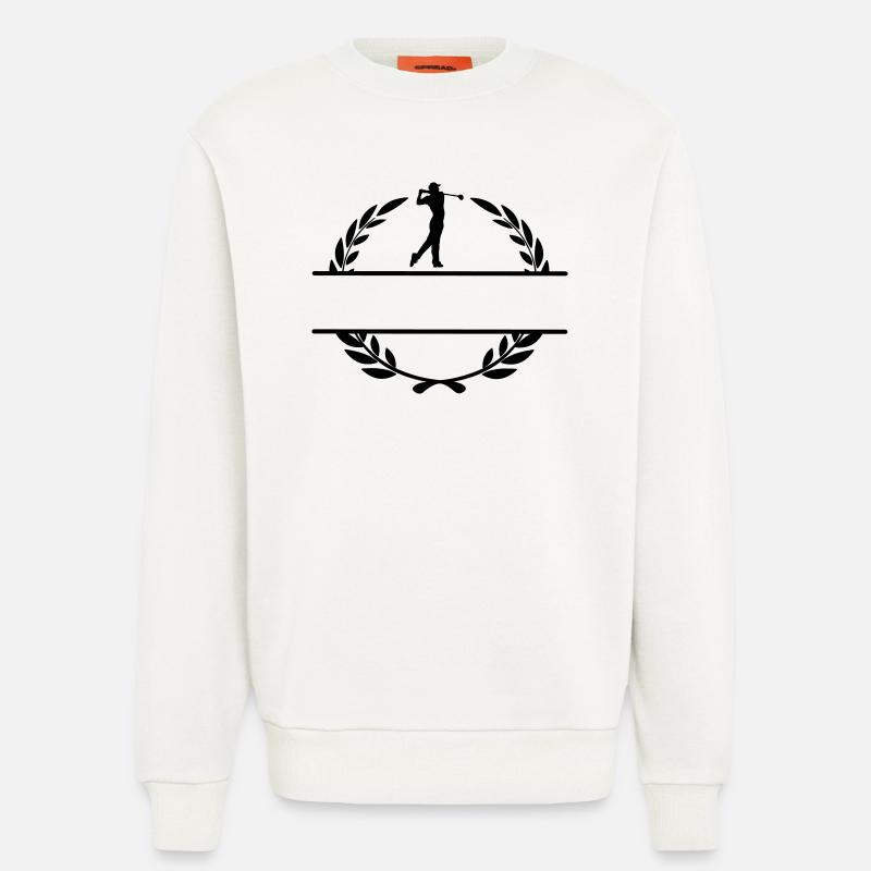 Golfer im Lorbeerkranz - Sweatshirt - made by SPREAD  - OFF WHITE